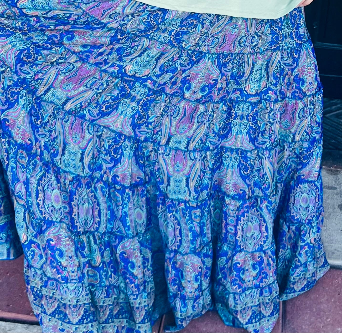 Perfectly Paisley Maxi Skirt