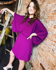 Purple  Midi Dress - thepaisleyfig