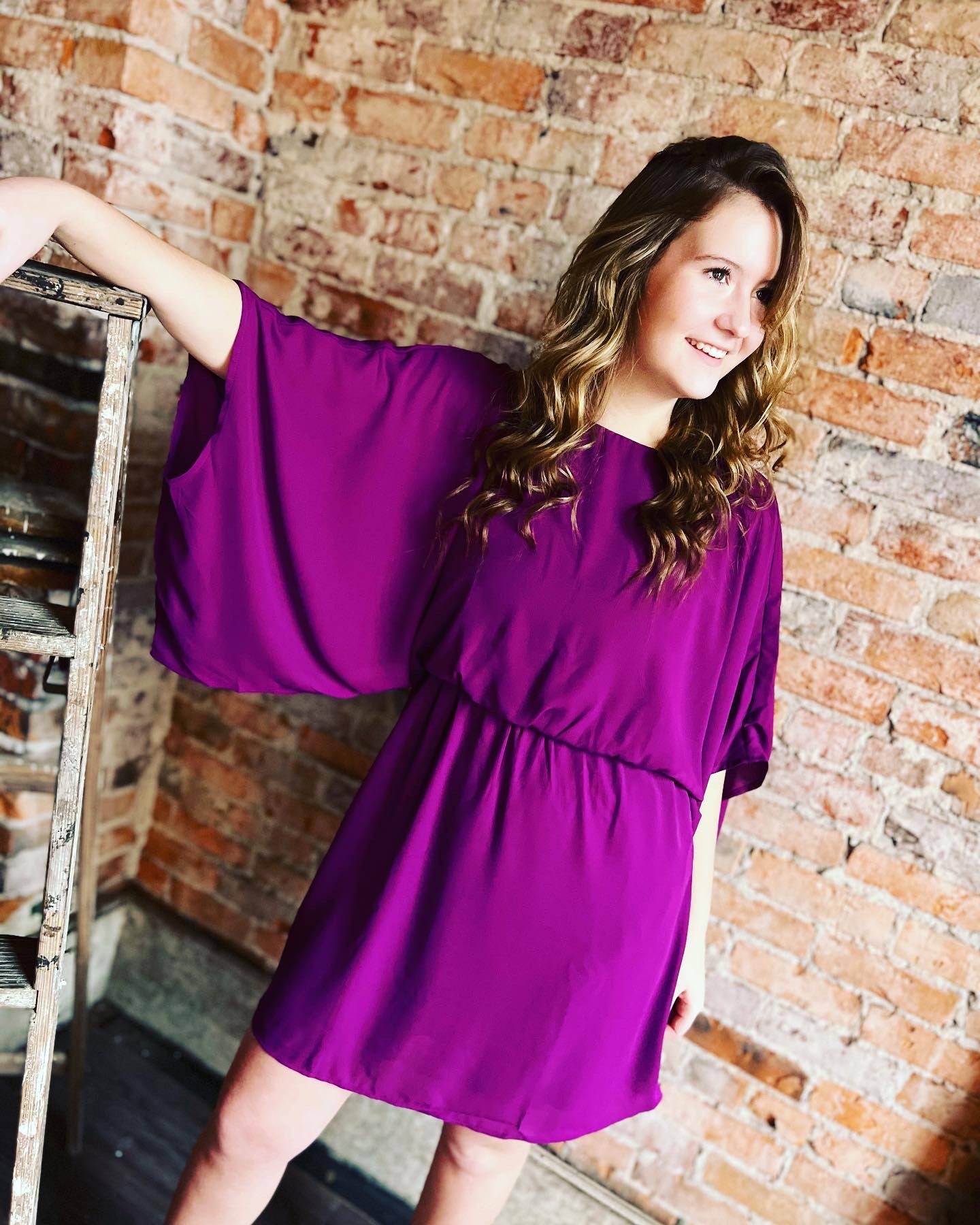 Purple  Midi Dress - thepaisleyfig