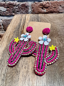 Prickly Cactus Earrings - thepaisleyfig